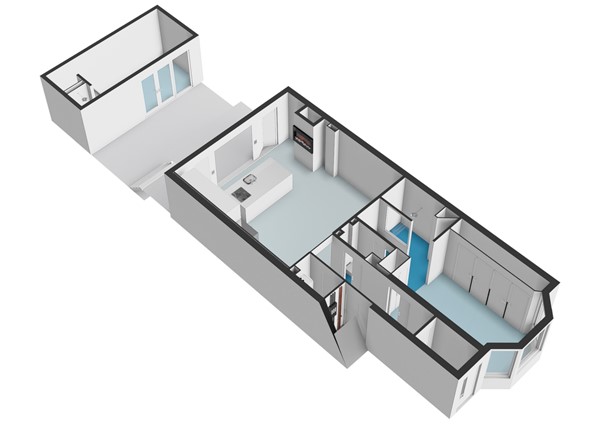 Floor plan - Eemsstraat 21H, 1079 TC Amsterdam 